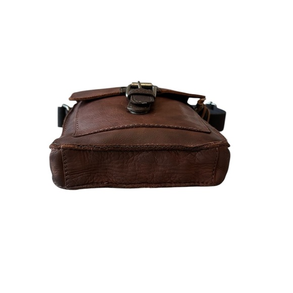 India Brown Leather Crossbody Bag - Picture 12 of 15